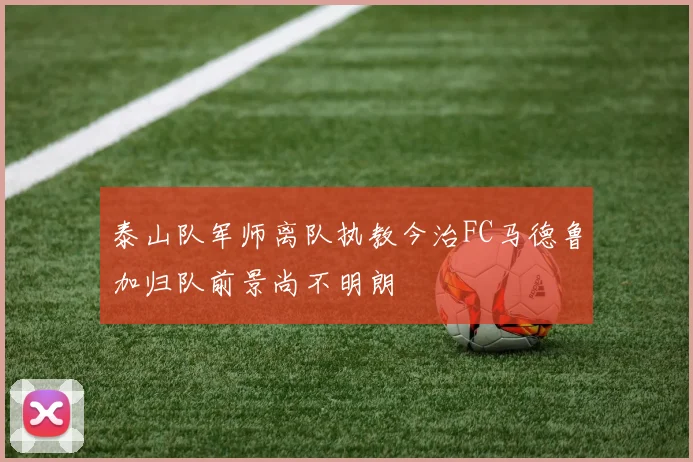 泰山队军师离队执教今治FC马德鲁加归队前景尚不明朗